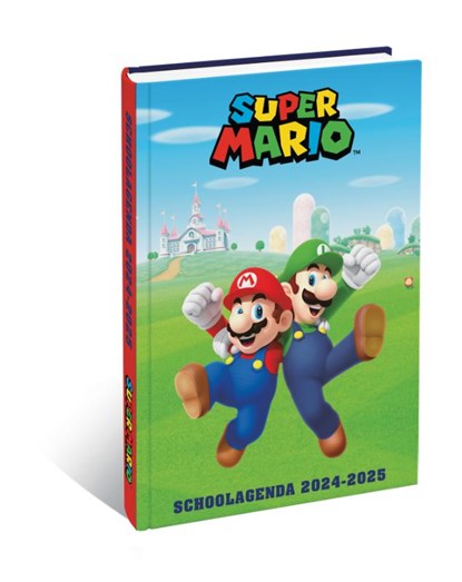 Super Mario Schoolagenda - 2024-2025, niet bekend - Gebonden - 8721042910097