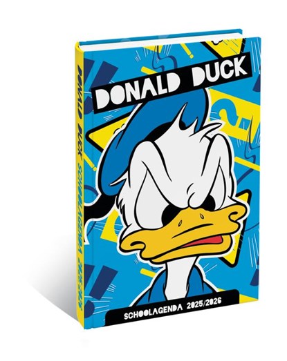 Donald Duck Schoolagenda - 2025-2026, niet bekend - Gebonden - 8721042910424