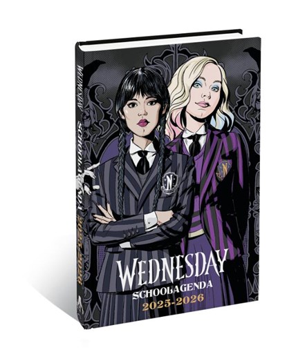 Wednesday Schoolagenda - 2025-2026, niet bekend - Gebonden - 8721042910462