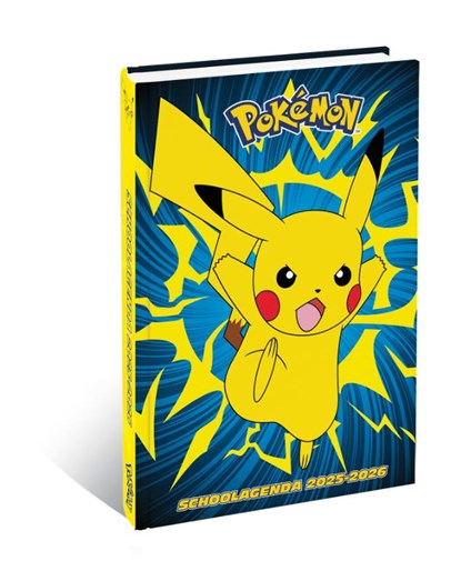 Pokemon Schoolagenda - 2025-2026, niet bekend - Gebonden - 8721042910486