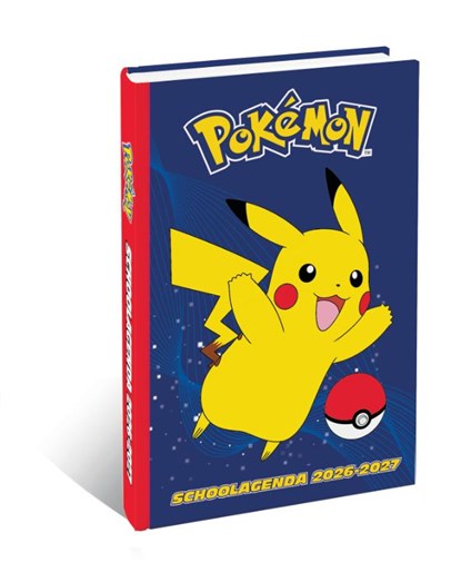 Pokemon Schoolagenda 2026-2027, niet bekend - Gebonden - 8721042910844