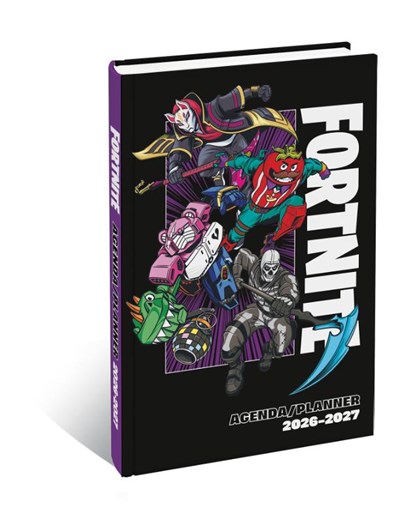 Fortnite Schoolagenda 2026-2027, niet bekend - Gebonden - 8721042910868