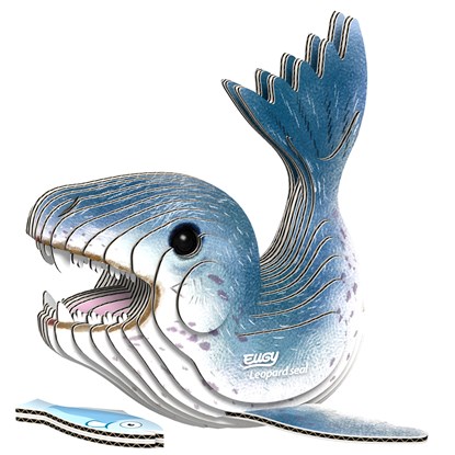 Eugy 3D Model: ZEEDIER / ZEELUIPAARD 6,9x5,9x7,9cm, in karton, in box, 6+,  - Overig - 9421035150736