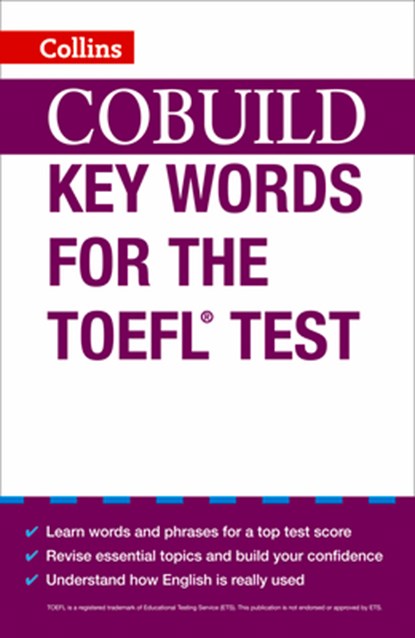 COBUILD Key Words for the TOEFL Test, Nocontributor - Paperback - 9780007453467