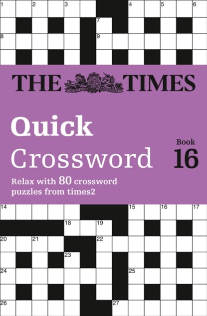 The Times Quick Crossword Book 16, The Times Mind Games - Paperback - 9780007453481