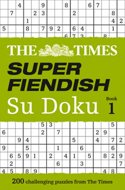 The Times Super Fiendish Su Doku Book 1, The Times Mind Games - Paperback - 9780007580743
