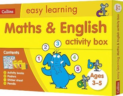 Maths and English Activity Box Ages 3-5, Collins Easy Learning - Paperback - 9780007978786