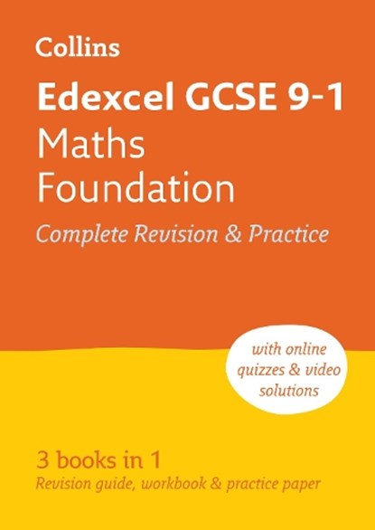 Edexcel GCSE 9-1 Maths Foundation All-in-One Complete Revision and Practice, Collins GCSE - Paperback - 9780008112493
