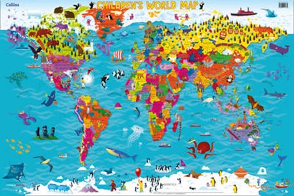 Collins Children's World Map, niet bekend - Gebonden - 9780008114732