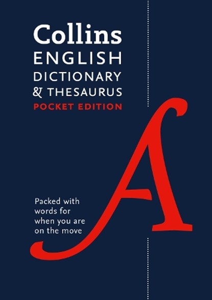English Pocket Dictionary and Thesaurus, Collins Dictionaries - Paperback - 9780008141790