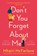 Don’t You Forget About Me, Mhairi McFarlane - Paperback - 9780008169336