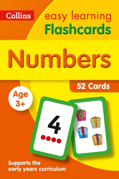 Numbers Flashcards, Collins Easy Learning - Losbladig - 9780008201067