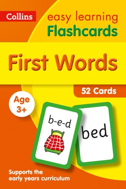 First Words Flashcards, Collins Easy Learning - Losbladig - 9780008201098