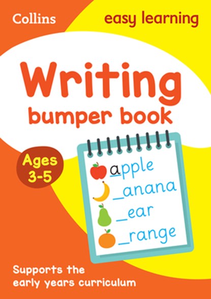 Writing Bumper Book Ages 3-5, Collins Easy Learning - Paperback - 9780008275419
