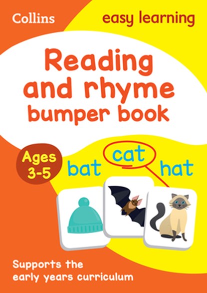Reading and Rhyme Bumper Book Ages 3-5, Collins Easy Learning - Paperback - 9780008275440