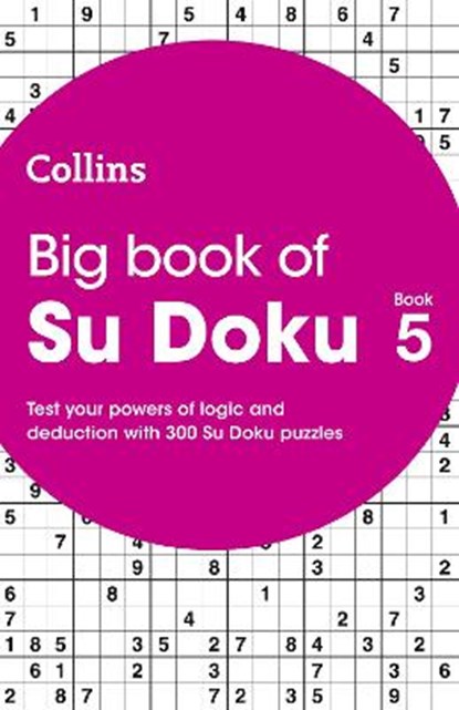 Big Book of Su Doku 5, Collins Puzzles - Paperback - 9780008324179