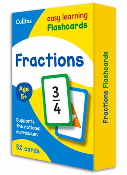 Fractions Flashcards, Collins Easy Learning - Losbladig - 9780008335847