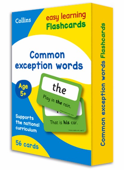 Common Exception Words Flashcards, Collins Easy Learning - Losbladig - 9780008335854