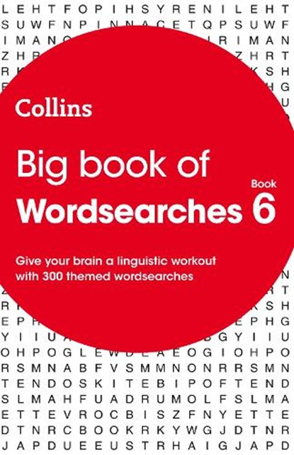 Big Book of Wordsearches 6, Collins Puzzles - Paperback - 9780008343835
