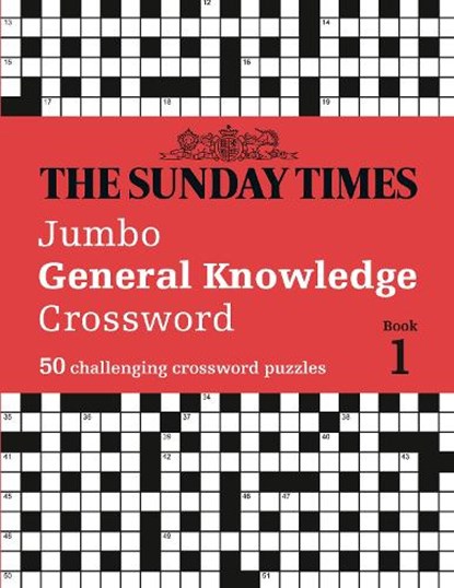 The Sunday Times Jumbo General Knowledge Crossword Book 1, The Times Mind Games ; Peter Biddlecombe - Paperback - 9780008343897