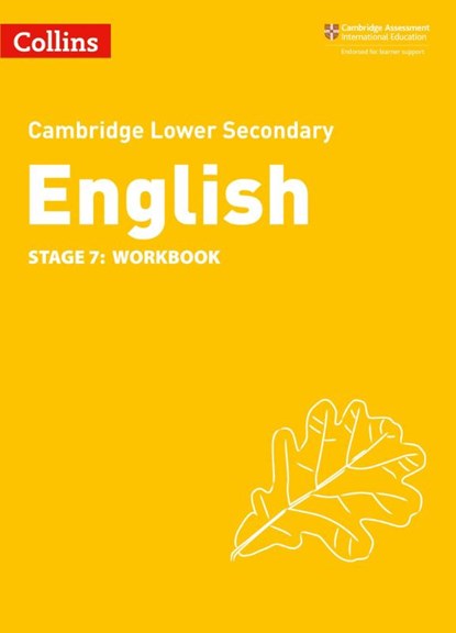 Lower Secondary English Workbook: Stage 7, Richard Patterson ; Alison Ramage ; Lucy Toop - Paperback - 9780008364175