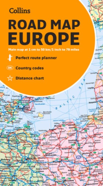 Collins Map of Europe, Collins Maps - Gebonden - 9780008403973