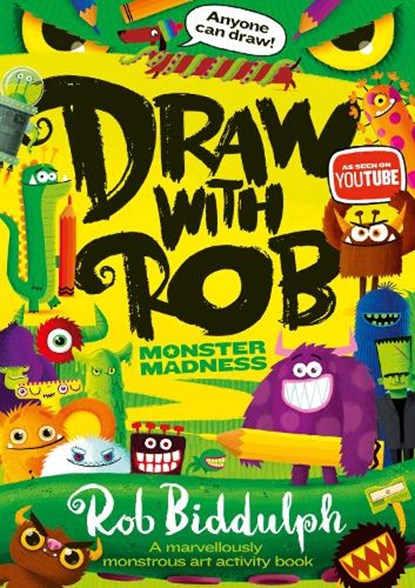 Draw With Rob: Monster Madness, Rob Biddulph - Paperback - 9780008479008