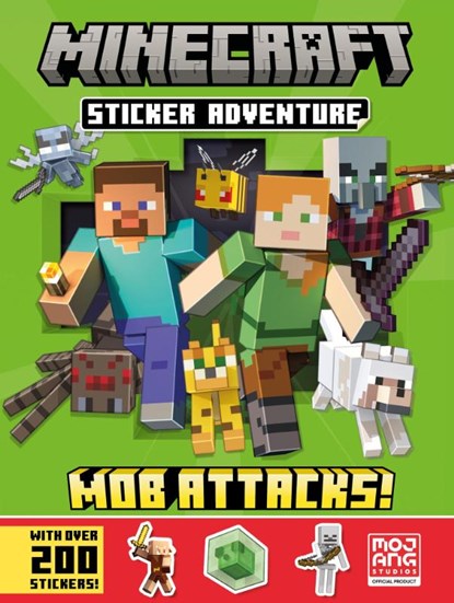 Minecraft Sticker Adventure: Mob Attacks!, Mojang AB - Paperback - 9780008533953