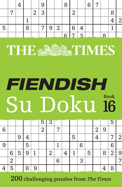 The Times Fiendish Su Doku Book 16, The Times Mind Games - Paperback - 9780008535865