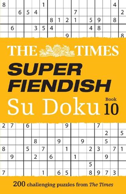 The Times Super Fiendish Su Doku Book 10, The Times Mind Games - Paperback - 9780008535926