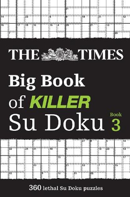 The Times Big Book of Killer Su Doku book 3, The Times Mind Games - Paperback - 9780008537999