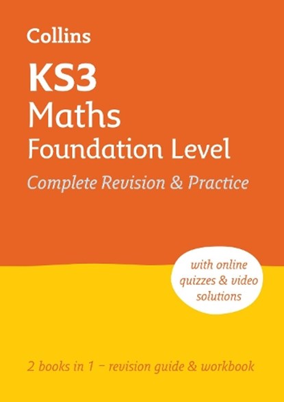 KS3 Maths Foundation Level All-in-One Complete Revision and Practice, Collins KS3 - Paperback - 9780008551445