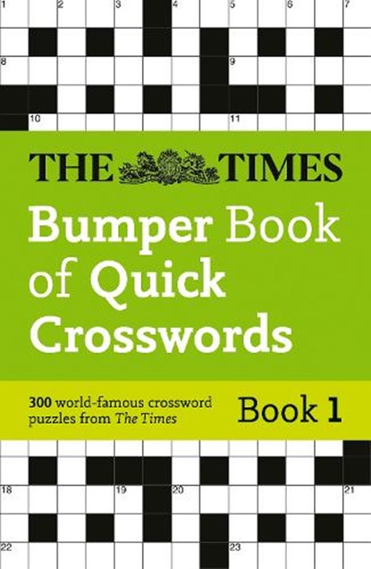 The Times Bumper Book of Quick Crosswords Book 1, The Times Mind Games - Paperback - 9780008618155