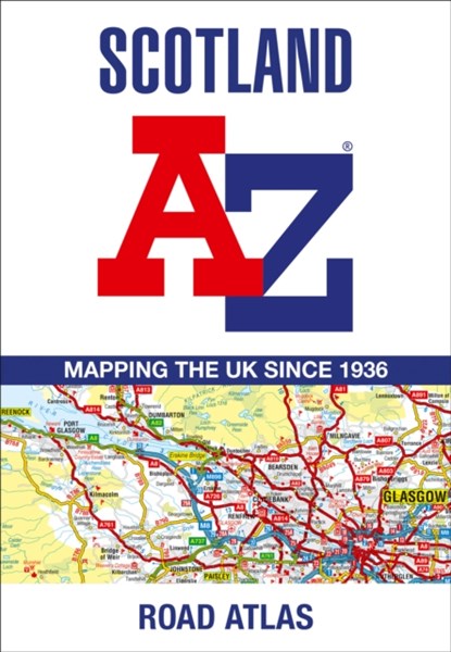 Scotland A-Z Road Atlas, A-Z Maps - Paperback - 9780008652845