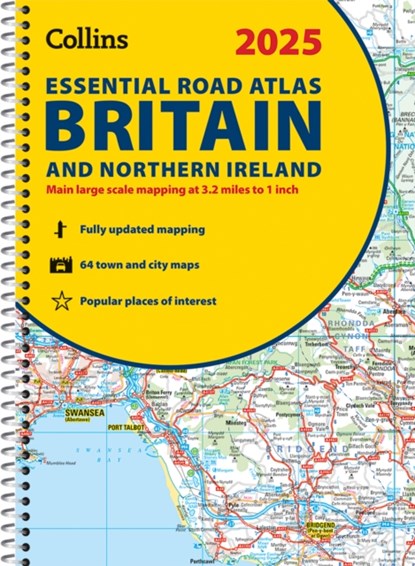 2025 Collins Essential Road Atlas Britain and Northern Ireland, Collins Maps - Overig - 9780008652906