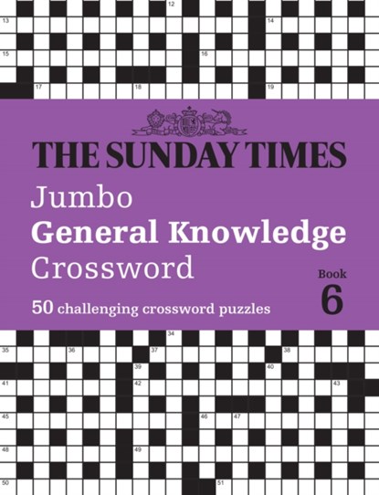 The Sunday Times Jumbo General Knowledge Crossword Book 6, The Times Mind Games ; Peter Biddlecombe - Paperback - 9780008673161