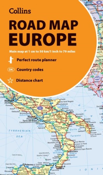 Collins Road Map of Europe, Collins Maps - Gebonden - 9780008716479