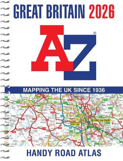 Great Britain A-Z Handy Road Atlas 2026 (A5 Spiral), A-Z Maps - Gebonden - 9780008719180