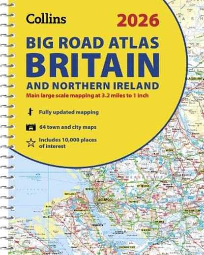 2026 Collins Big Road Atlas Britain and Northern Ireland, Collins Maps - Gebonden - 9780008719210