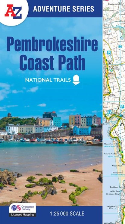 Pembrokeshire Coast Path, A-Z Maps - Paperback - 9780008727765