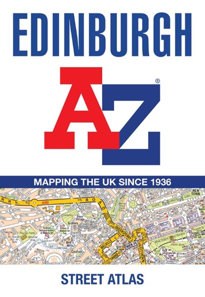 Edinburgh A-Z Street Atlas, A-Z Maps - Paperback - 9780008730857