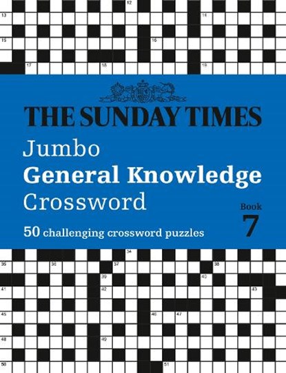 The Sunday Times Jumbo General Knowledge Crossword Book 7, The Times Mind Games ; Peter Biddlecombe - Paperback - 9780008748814