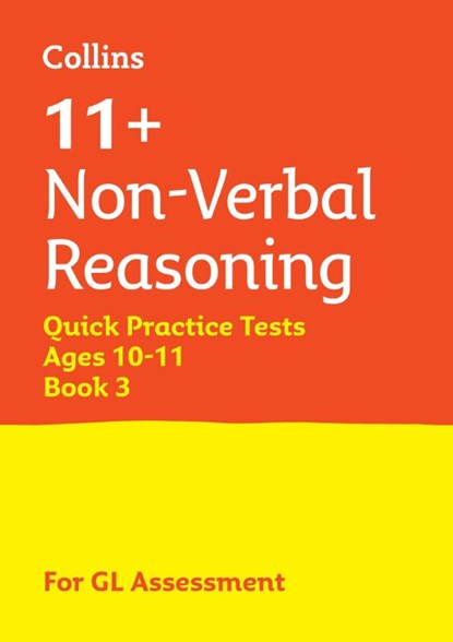 11+ Non-Verbal Reasoning Quick Practice Tests Age 10-11 (Year 6) Set C, Collins 11+ - Paperback - 9780008760588