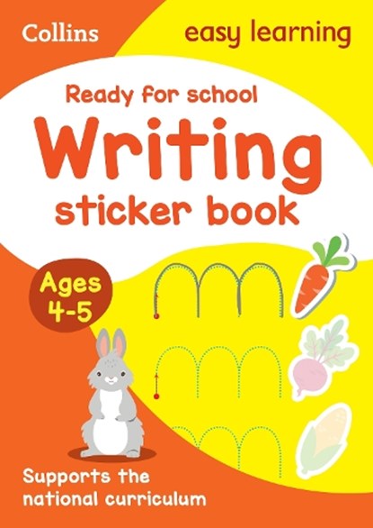 Ready for school: writing Sticker Book Ages 4-5, Collins Easy Learning - Paperback - 9780008775315