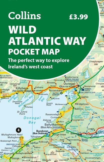 Wild Atlantic Way Pocket Map, Collins Maps - Gebonden - 9780008780418