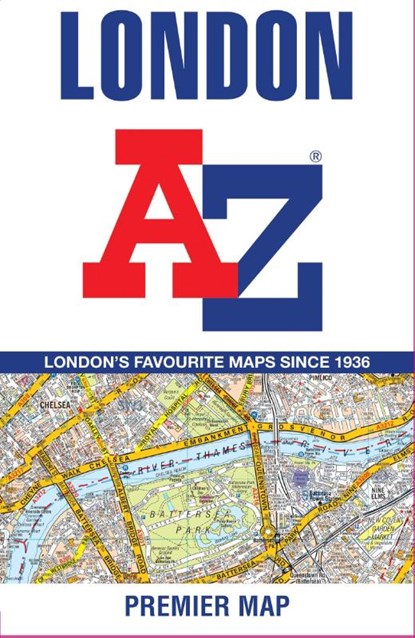 London A-Z Premier Map, A-Z Maps - Gebonden - 9780008789480