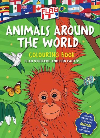 Flag It! Animals Around the World Colouring Book, HarperCollins Children’s Books - Paperback - 9780008822422