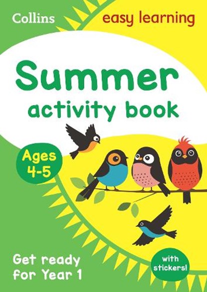 Reception to Year 1 Summer Activity Book with stickers, Collins Easy Learning - Paperback - 9780008824303