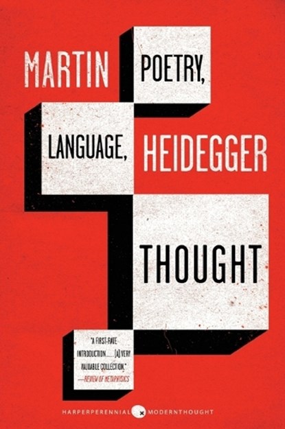 Poetry, Language, Thought, Martin Heidegger - Paperback - 9780060937287
