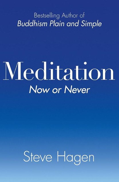 MEDITATION NOW OR NEVER, HAGEN,  Steve - Paperback - 9780061143298